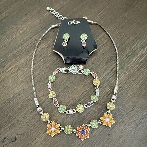 Brighton Floral Jewelry Set